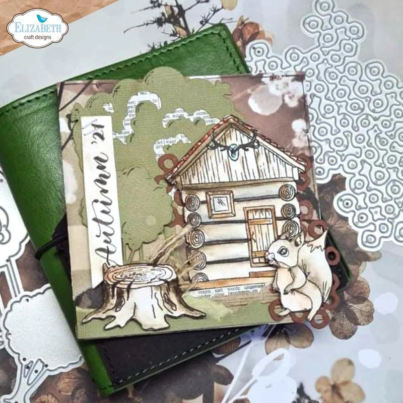 Elizabeth Craft Designs Cabin Love Stamp Set - Image 4