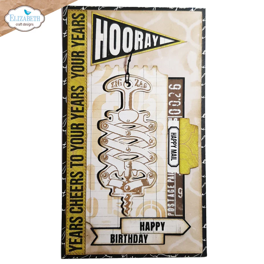 Elizabeth Craft Designs Celebrations Die & Stamp Set - Image 4