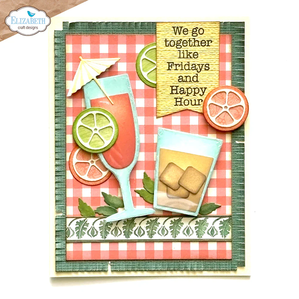 Elizabeth Craft Designs Cheers to You Metal Die Set - Image 3