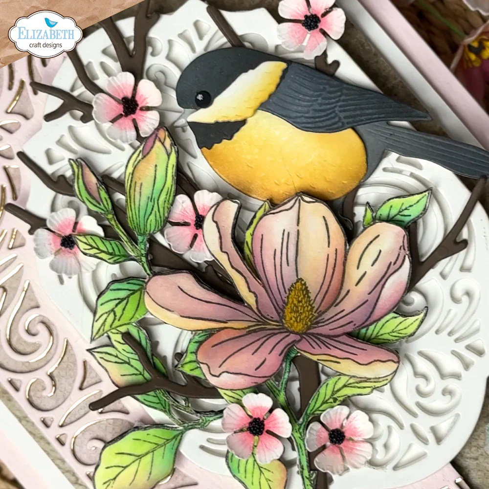 Elizabeth Craft Designs Chickadee Metal Die Set - Image 3
