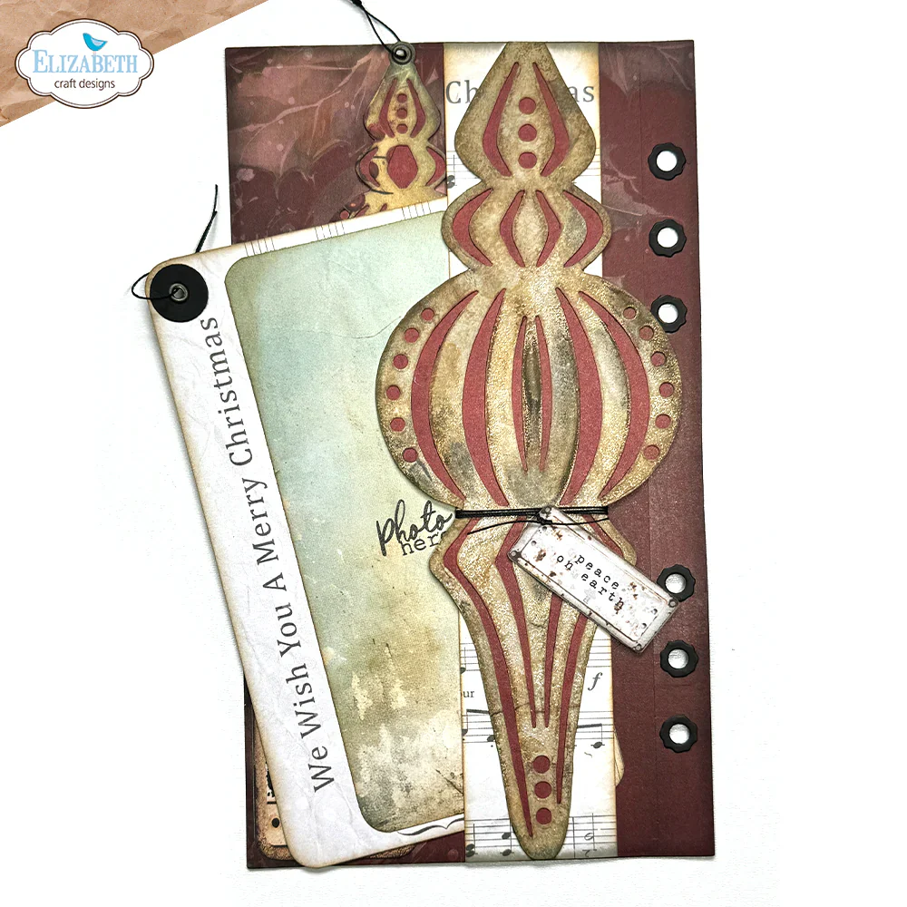 Elizabeth Craft Designs Christmas Bauble Page Metal Die Set - Image 4