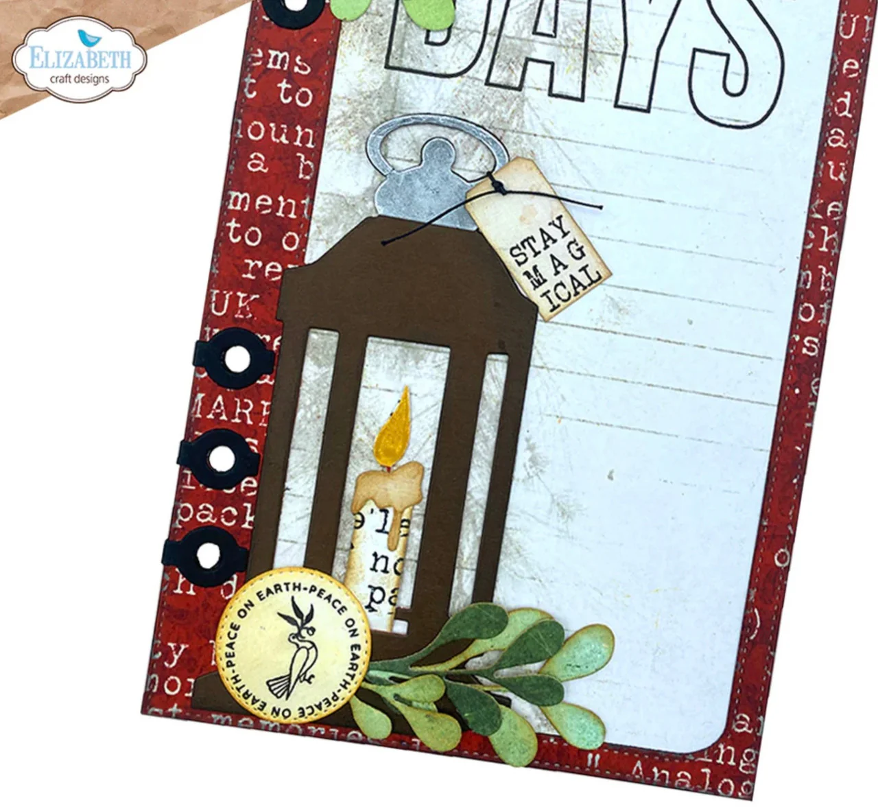 Elizabeth Craft Designs Circles with Sentiments Stamp - Image 2