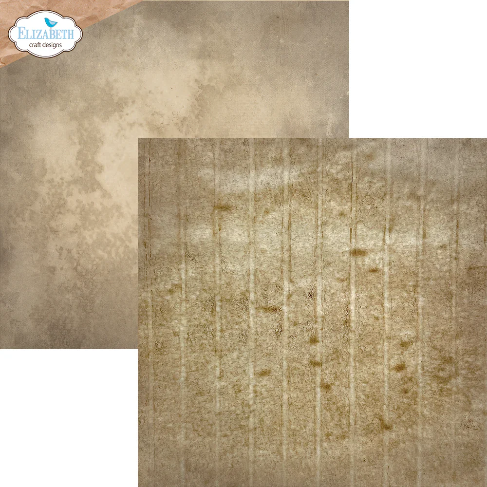 Elizabeth Craft Designs Coffee Dyed Papers 12” x 12” Paper Pack - Image 2