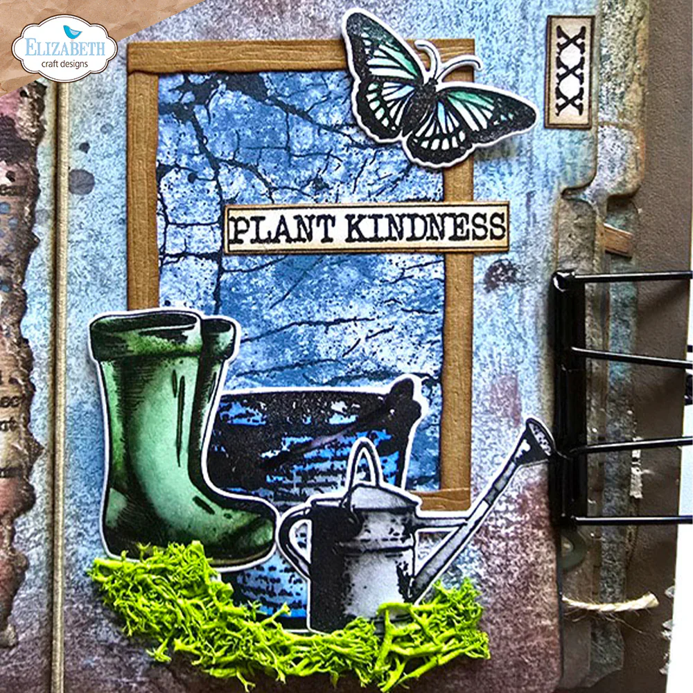 Elizabeth Craft Designs Cracked Fields Stamp Set - Image 4