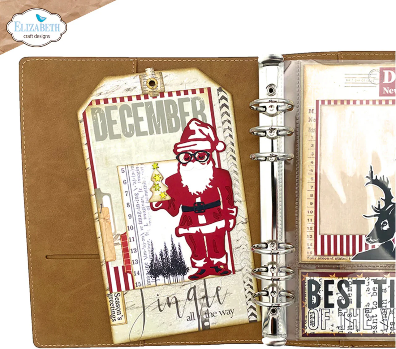 Elizabeth Craft Designs December Details Stamp - Image 4