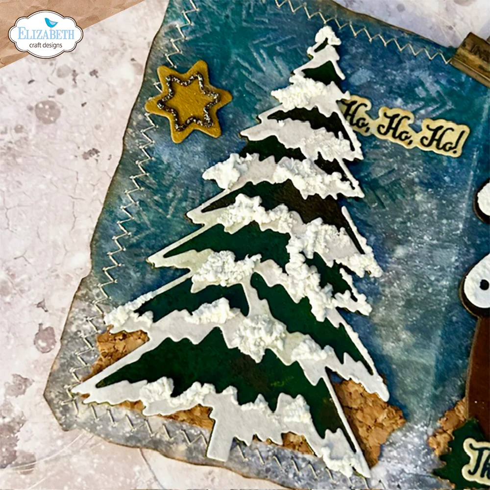 Elizabeth Craft Designs December White Metal Die Set - Image 7