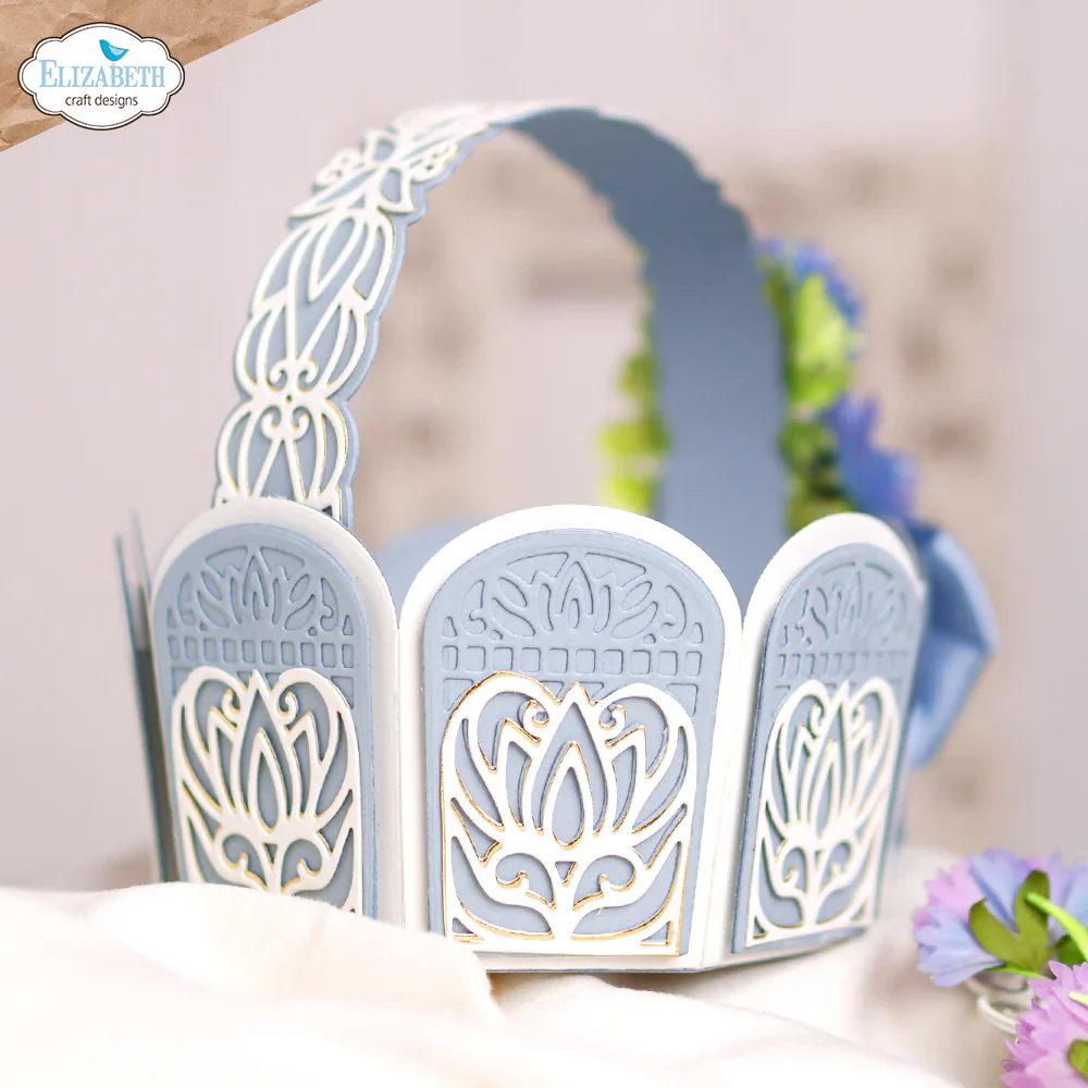 Elizabeth Craft Designs Decorative Dimensional Basket Metal Die Set - Image 3