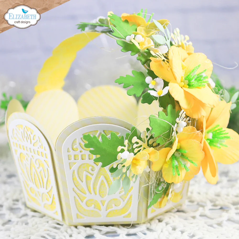 Elizabeth Craft Designs Decorative Dimensional Basket Metal Die Set - Image 8