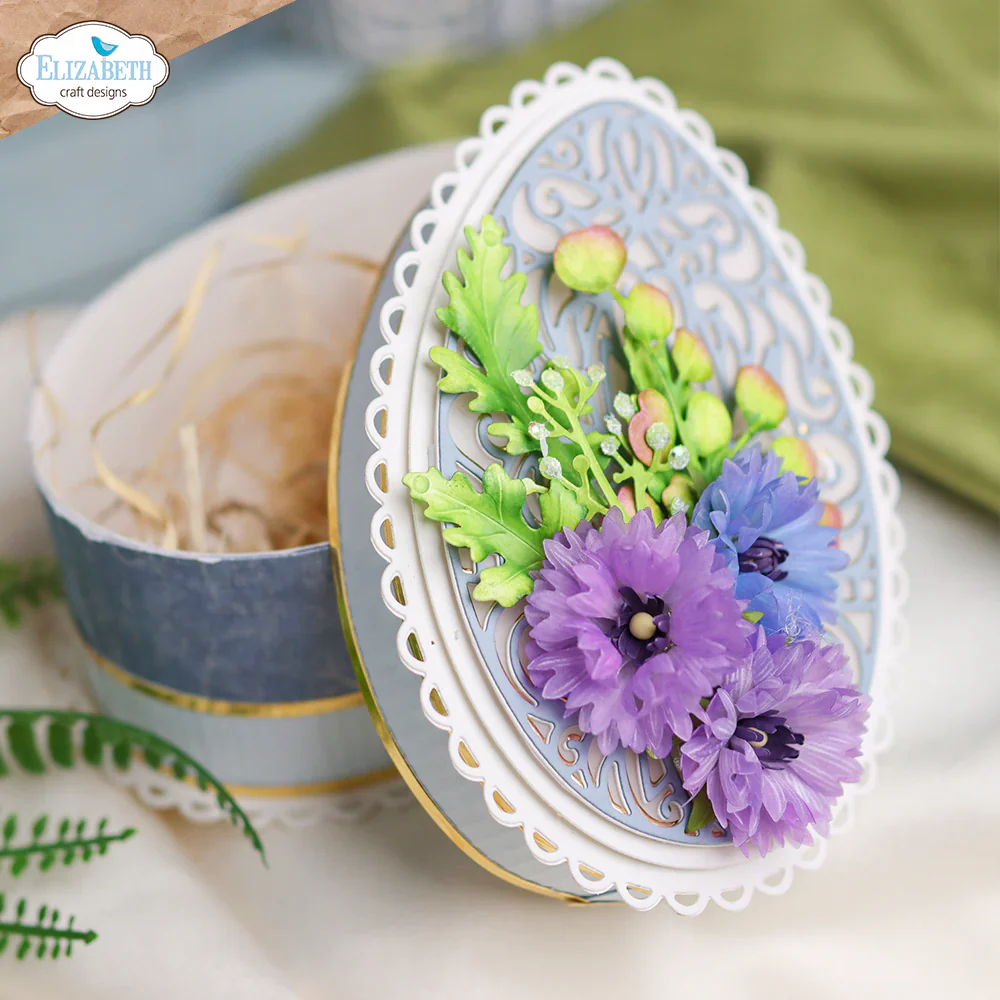 Elizabeth Craft Designs Decorative Egg Metal Die Set - Image 5