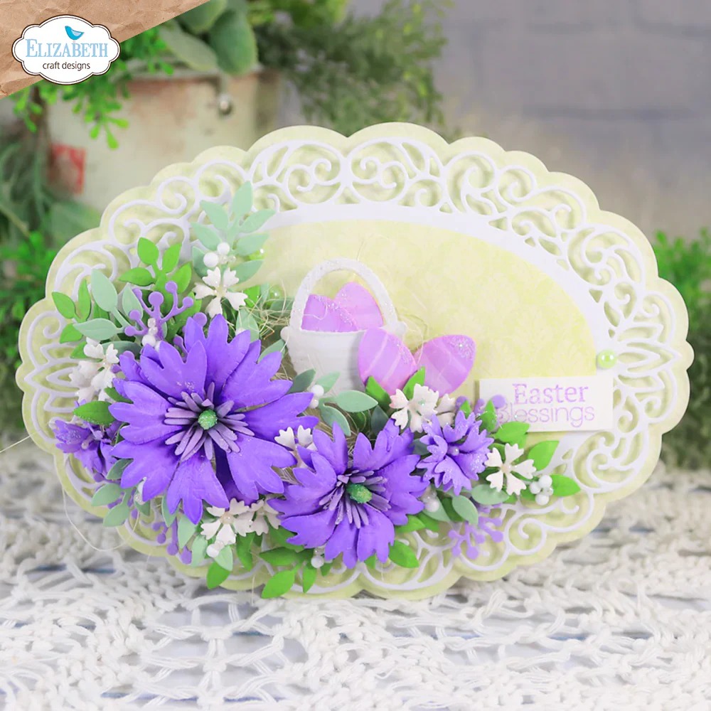 Elizabeth Craft Designs Decorative Oval Frame Metal Die Set - Image 8
