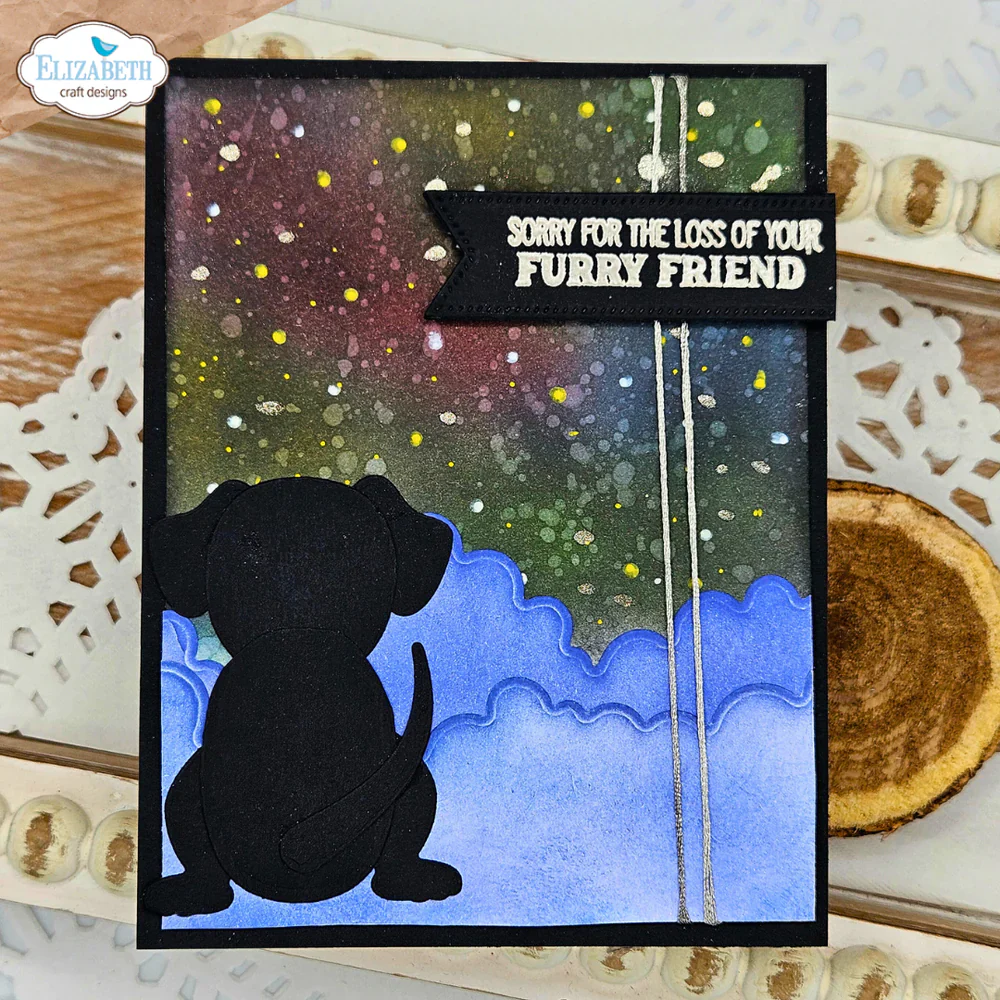 Elizabeth Craft Designs Dog Days Sentiments Stamp Set - Image 8