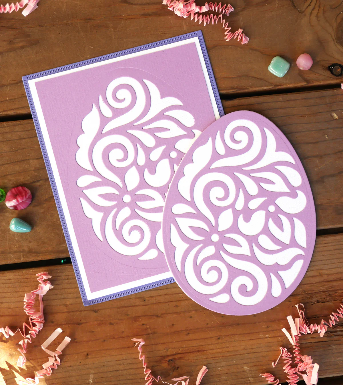 Elizabeth Craft Designs Elegant Easter Eggs Large Metal Die Set - Image 3