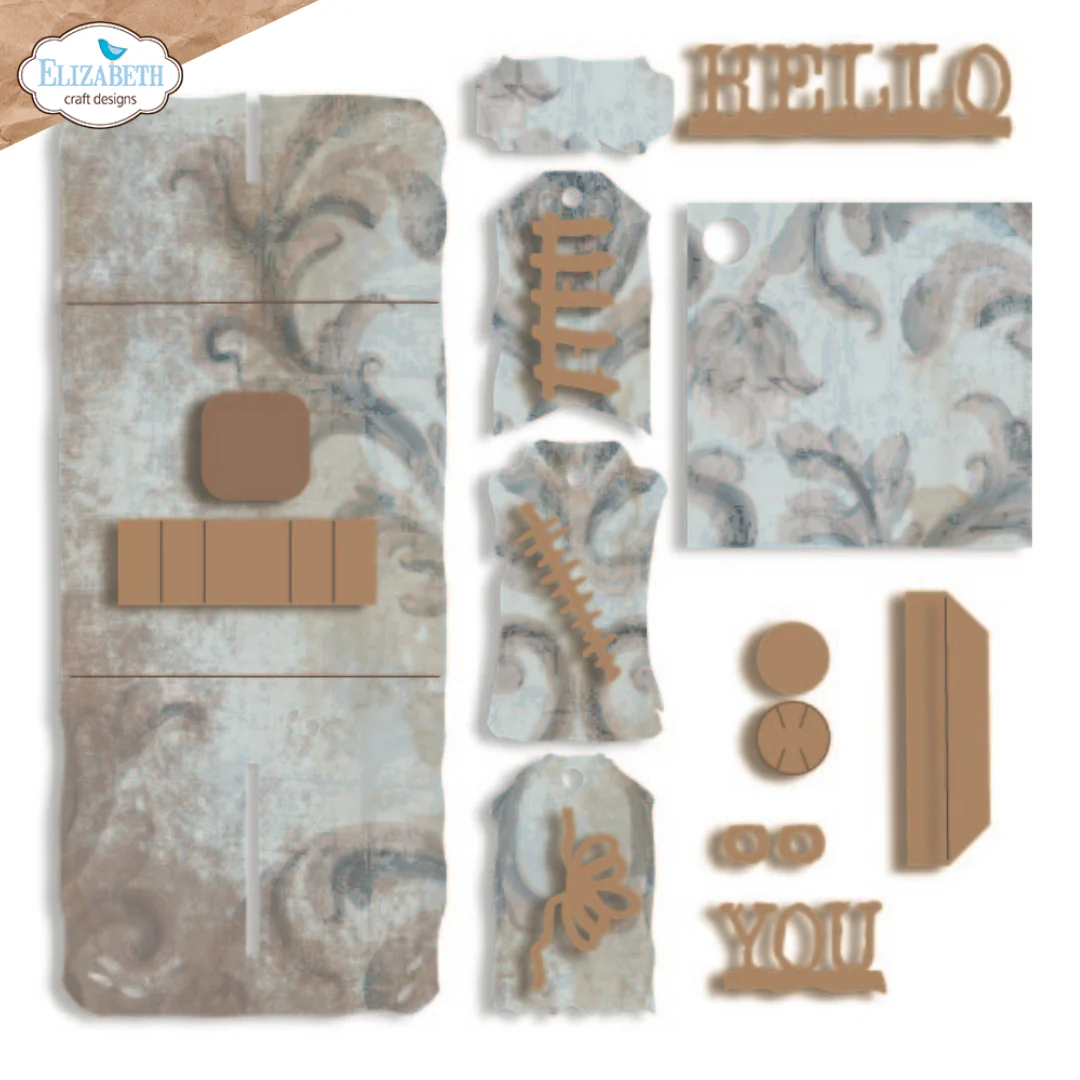 Elizabeth Craft Designs Ephemera Pocket Metal Die Set - Image 2