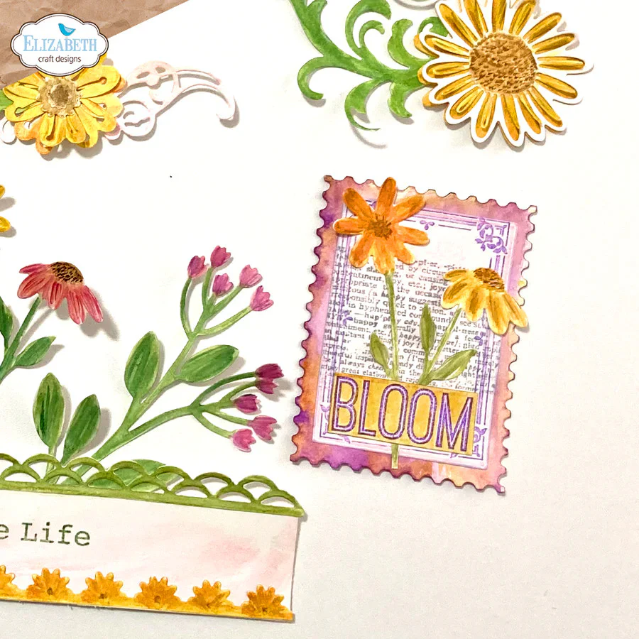 Elizabeth Craft Designs Everyday Elements Bloom Stamp Set - Image 3