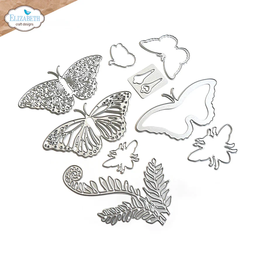 Elizabeth Craft Designs Everyday Elements Layered Butterfly Metal Die Set - Image 2