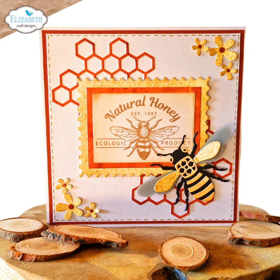 Elizabeth Craft Designs Everyday Elements Layered Honeybee Die Set - Image 3