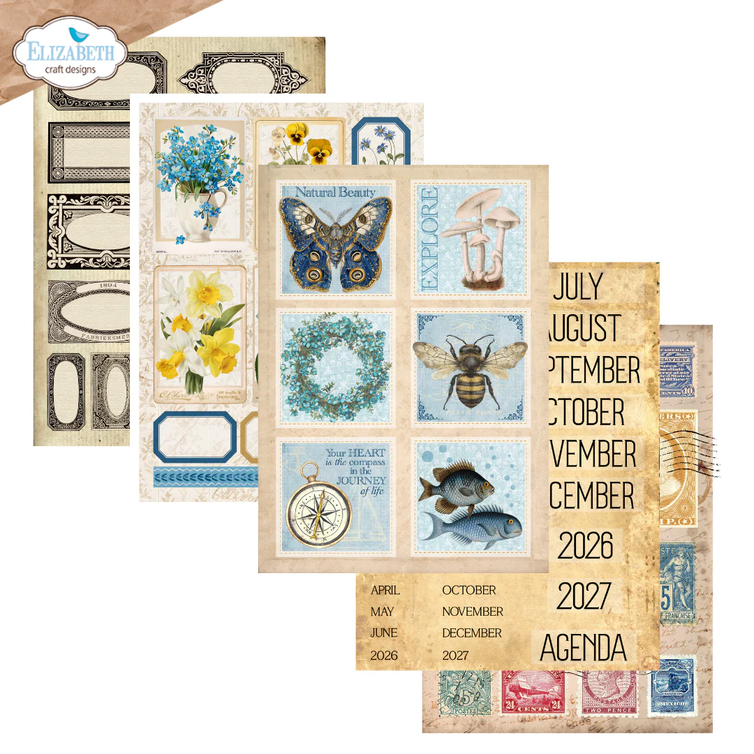 Elizabeth Craft Designs Everyday Ephemera Pack (24 Sheets/5.8" x 8.3") - Image 2