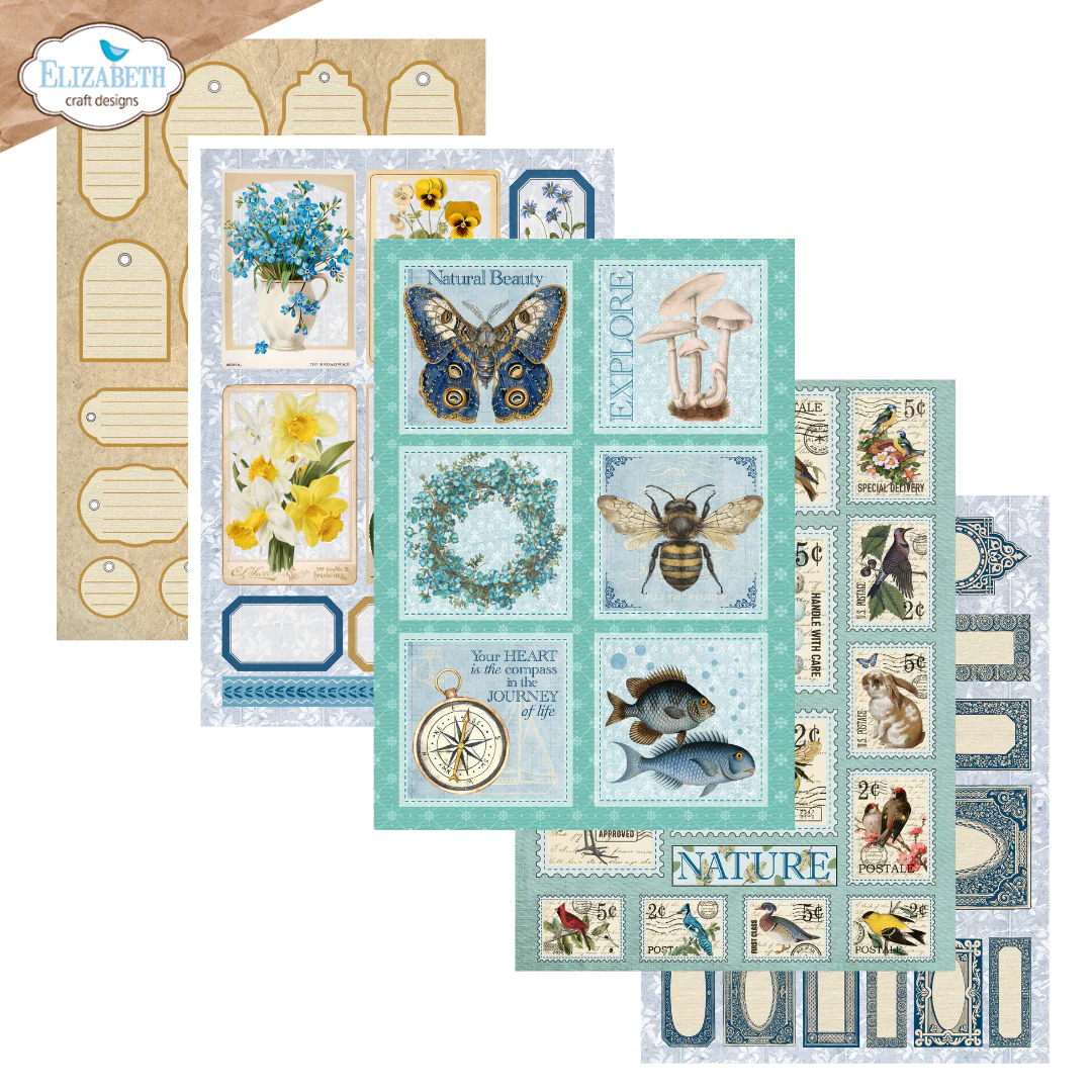 Elizabeth Craft Designs Everyday Ephemera Pack (24 Sheets/5.8" x 8.3") - Image 5