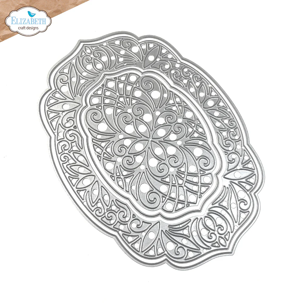 Elizabeth Craft Designs Festive Ornate Frame Metal Die Set - Image 2