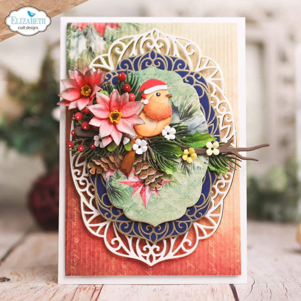 Elizabeth Craft Designs Festive Ornate Frame Metal Die Set - Image 3