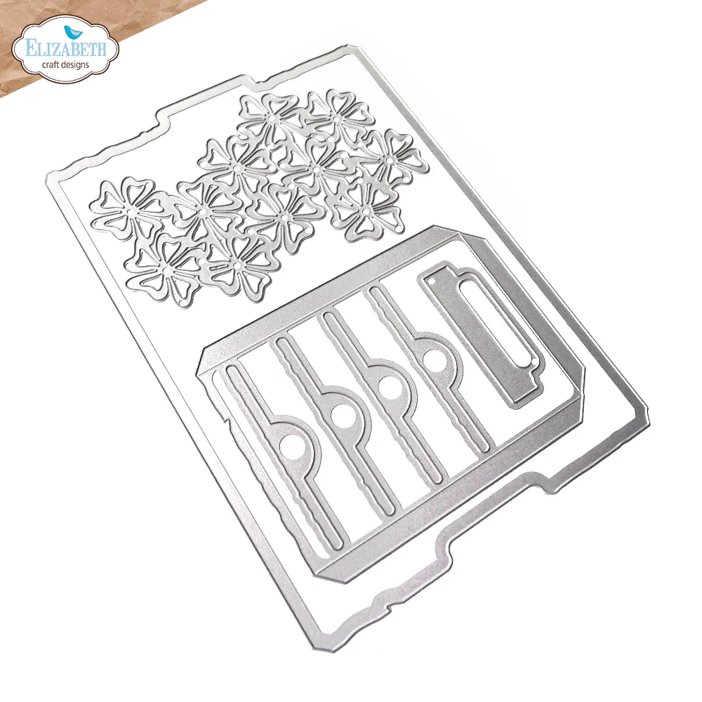 Elizabeth Craft Designs Floral Slots File Folder Metal Die Set - Image 2