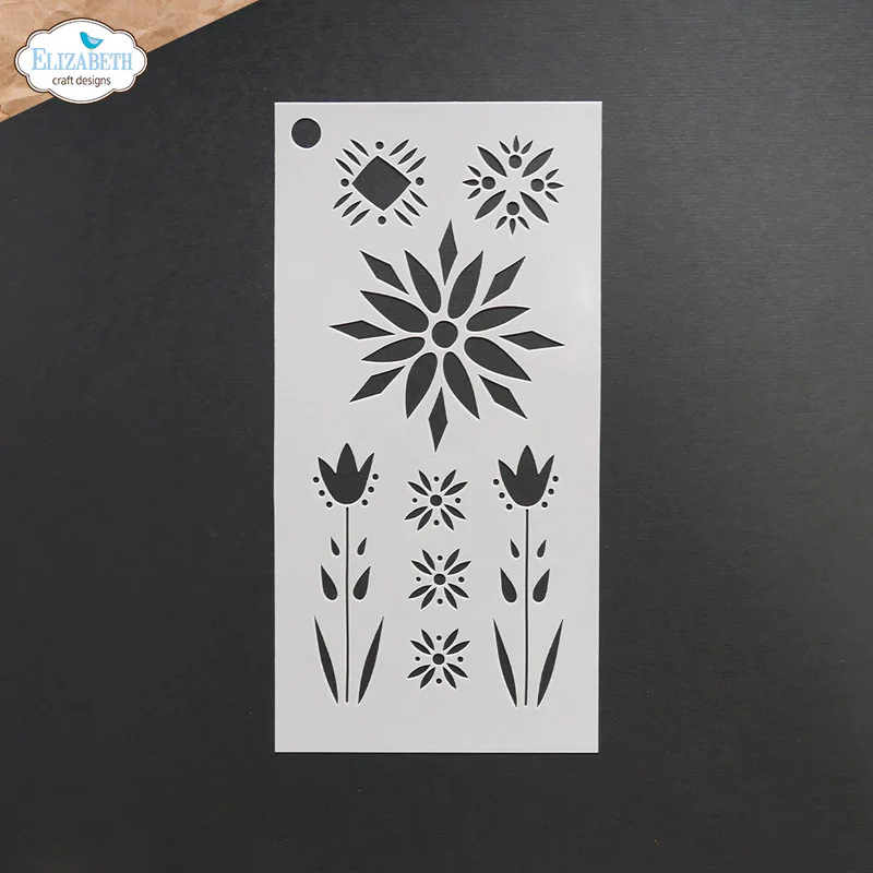 Elizabeth Craft Designs Floral Stencils (4 pk) - Image 4