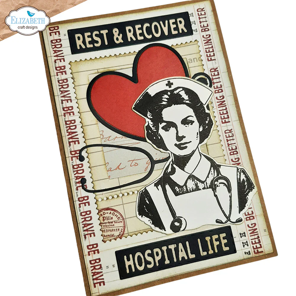 Elizabeth Craft Designs Florence Die & Stamp Set - Image 2