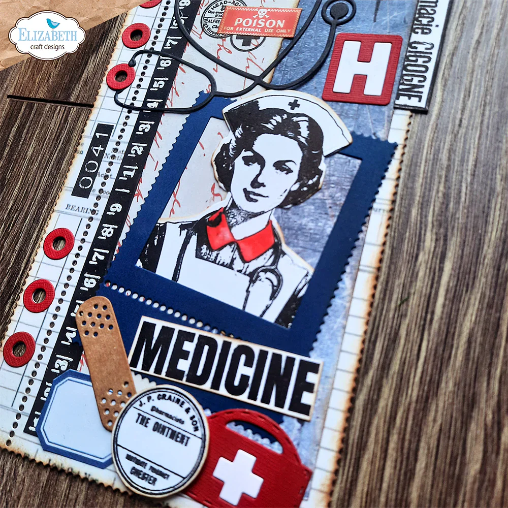 Elizabeth Craft Designs Florence Die & Stamp Set - Image 3