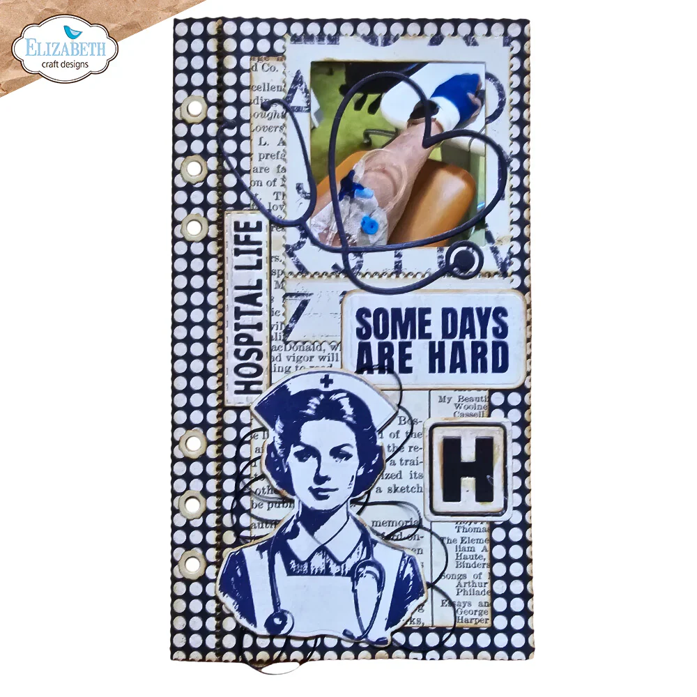 Elizabeth Craft Designs Florence Die & Stamp Set - Image 4