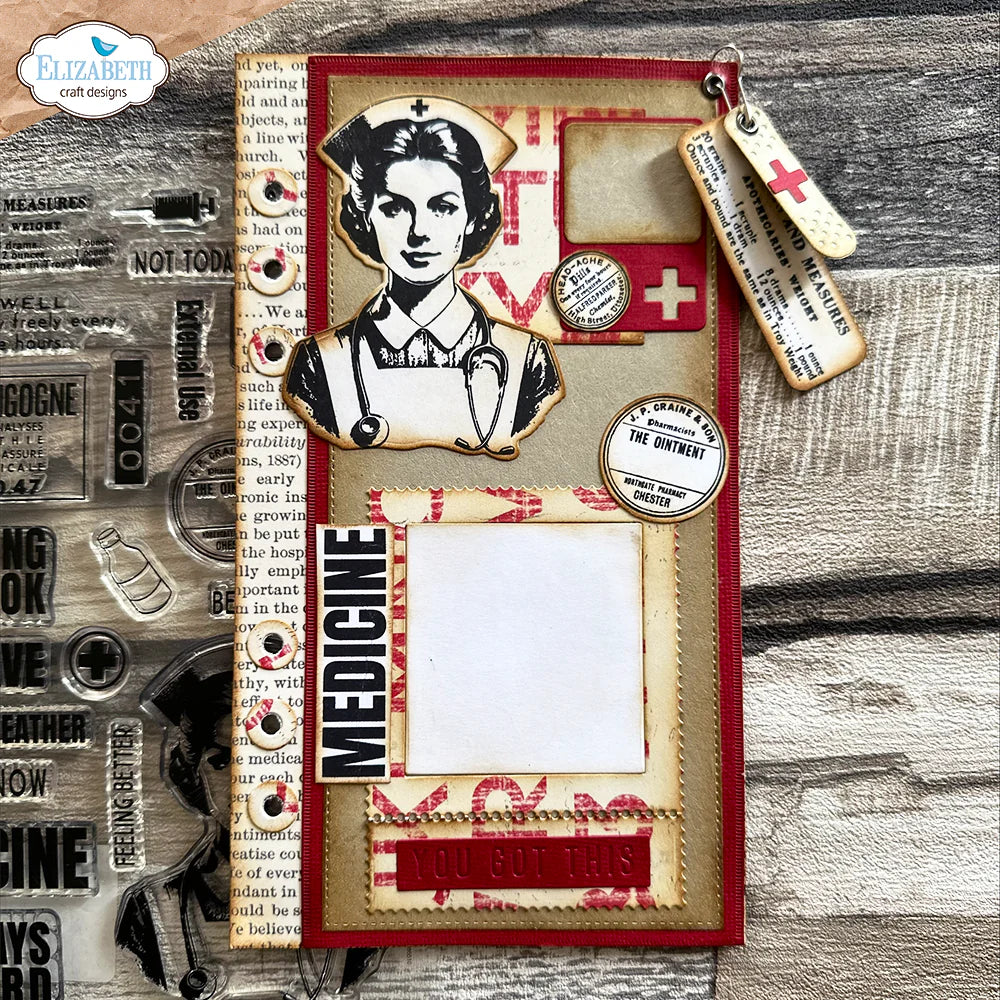 Elizabeth Craft Designs Florence Die & Stamp Set - Image 5