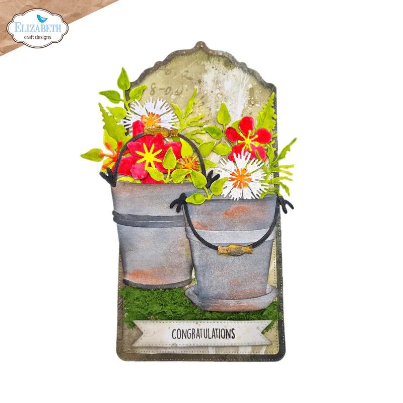 Elizabeth Craft Designs Flower Pot / Bucket Die Set - Image 3