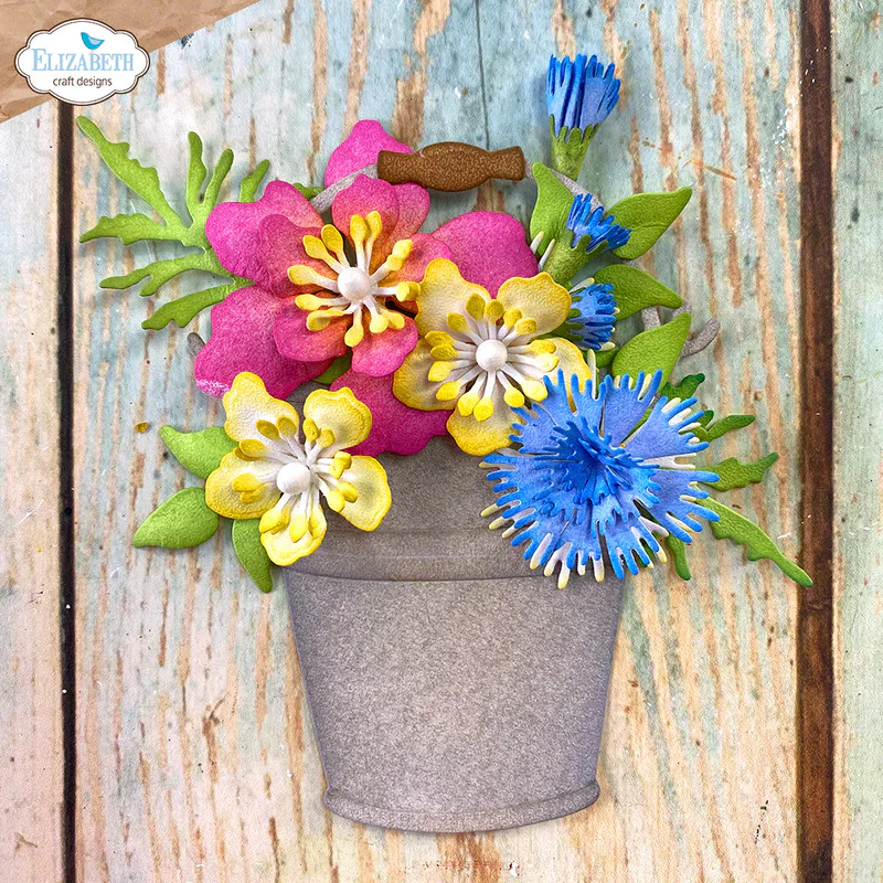 Elizabeth Craft Designs Flower Pot / Bucket Die Set - Image 4