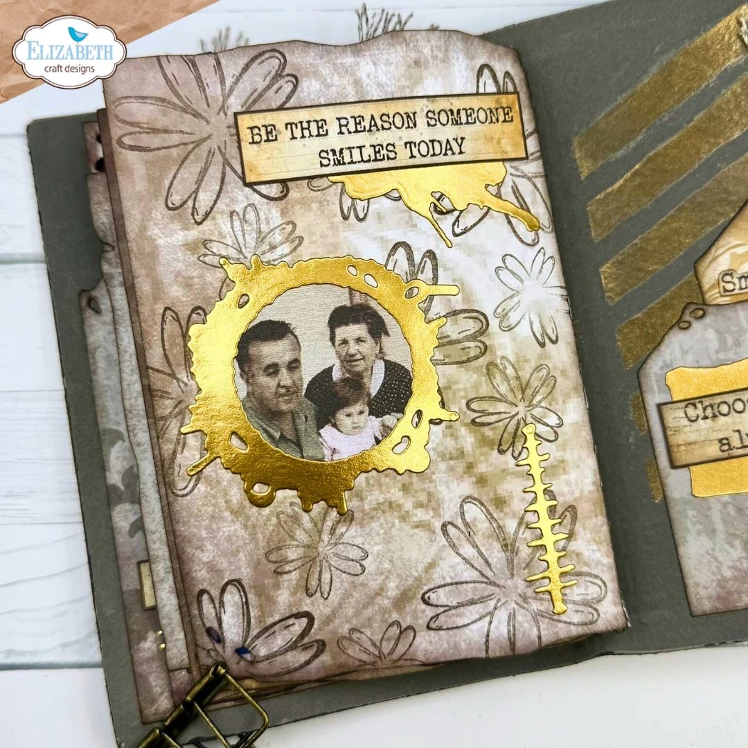 Elizabeth Craft Designs Flower Scribbles Die & Stamp Set - Image 12
