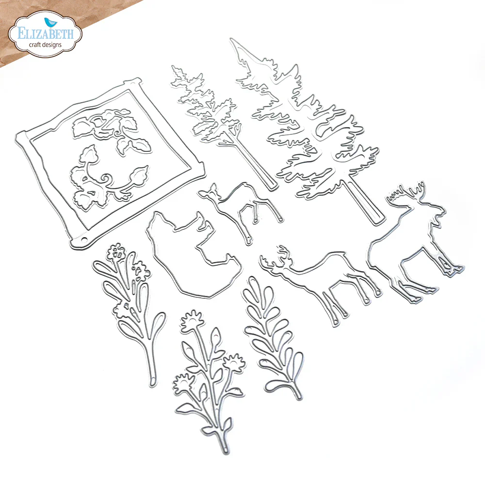 Elizabeth Craft Designs Forest Friends & Frame Metal Die Set - Image 2