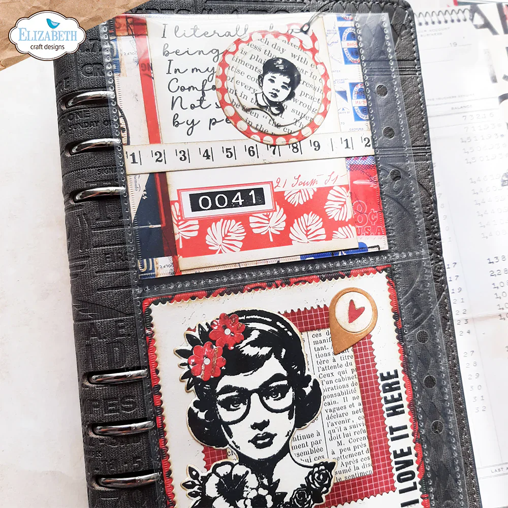 Elizabeth Craft Designs Frida at Home Die & Stamp Set - Image 3