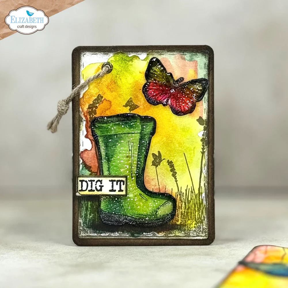 Elizabeth Craft Designs Garden of Love Die & Stamp Set - Image 3