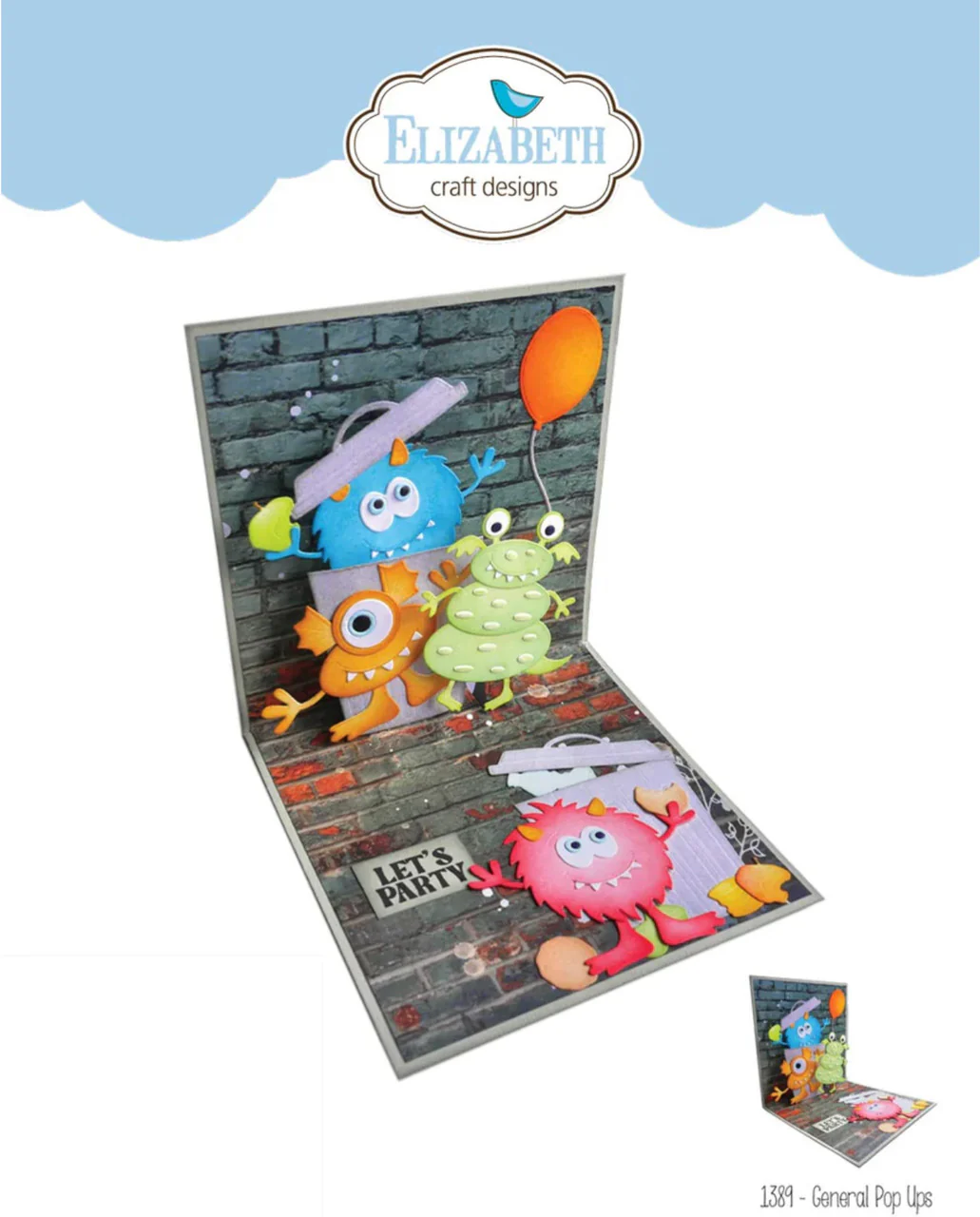Elizabeth Craft Designs General Pop Ups Die Set