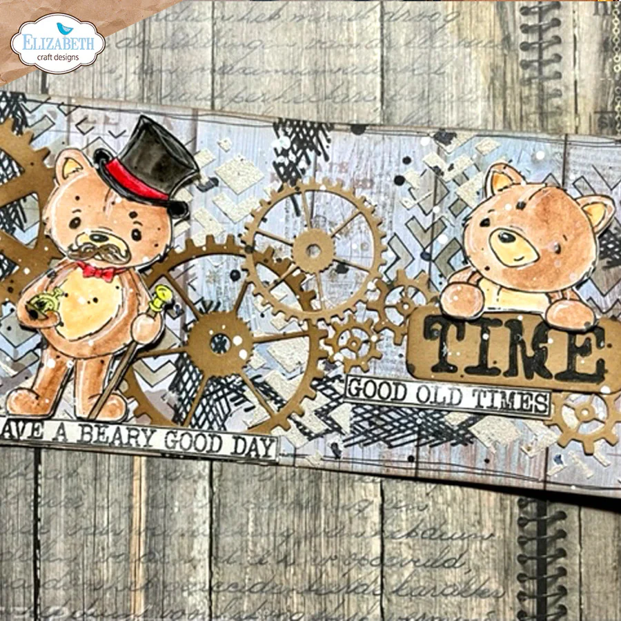 Elizabeth Craft Designs Good Old Times Stamp Set - Image 3