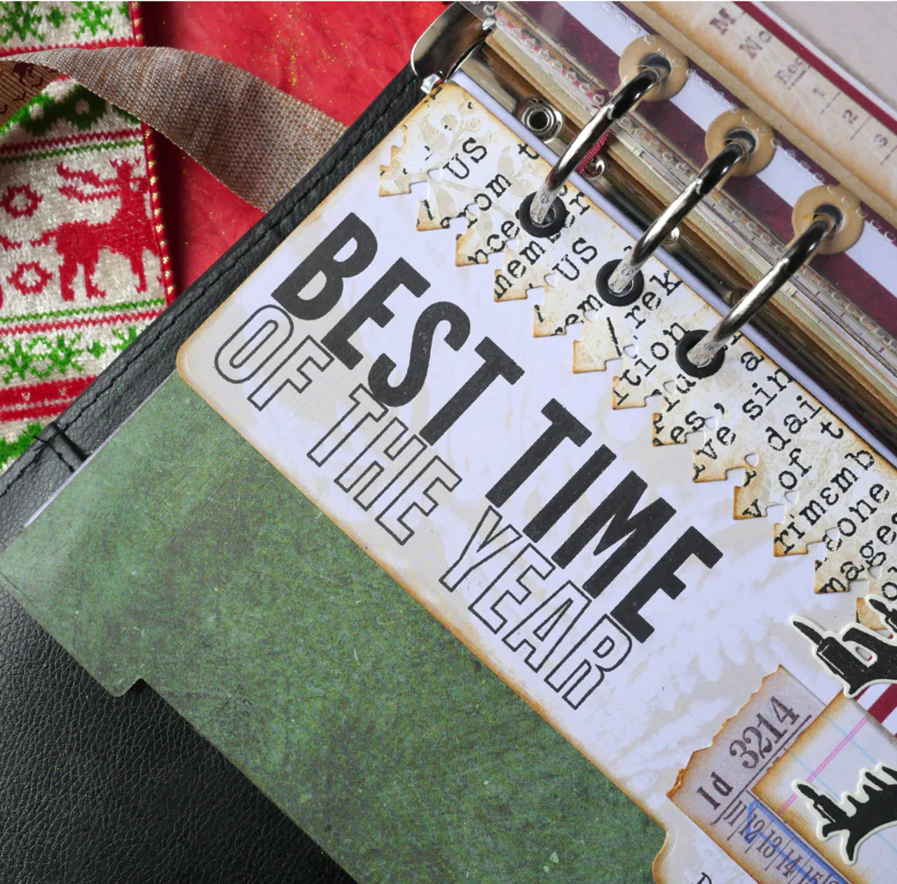 Elizabeth Craft Designs Happy Holidays Stamp - Image 3