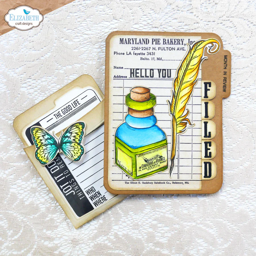 Elizabeth Craft Designs Hello Darling Die Set 1999 - Image 4