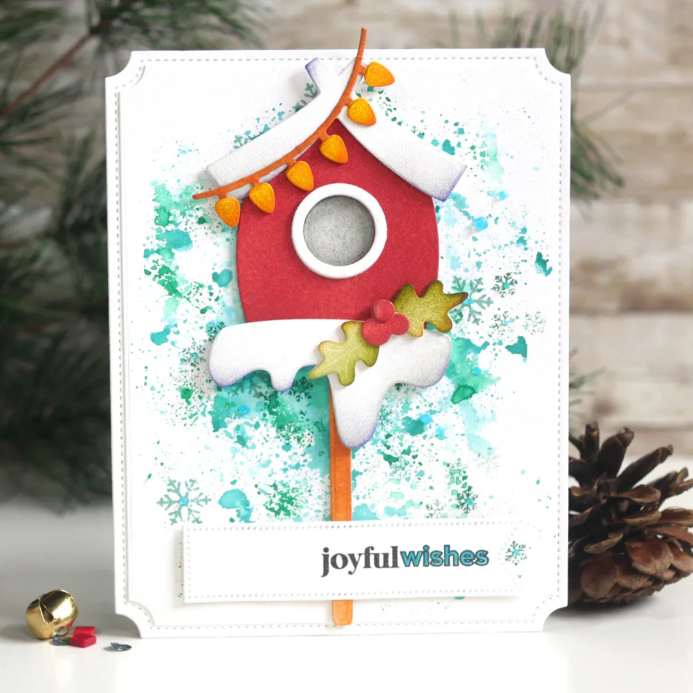 Elizabeth Craft Designs Holiday Birdhouse Metal Die Set - Image 3