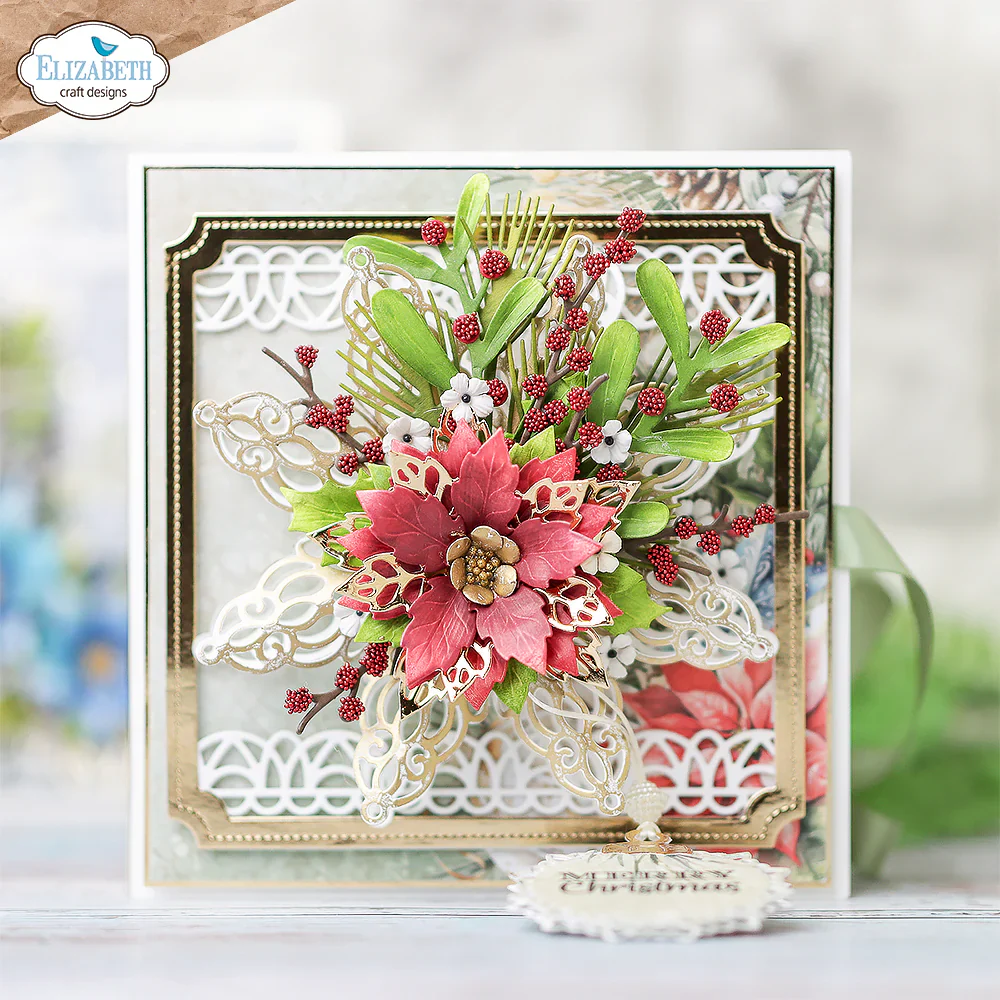 Elizabeth Craft Designs Holly Greenery Metal Die Set - Image 7