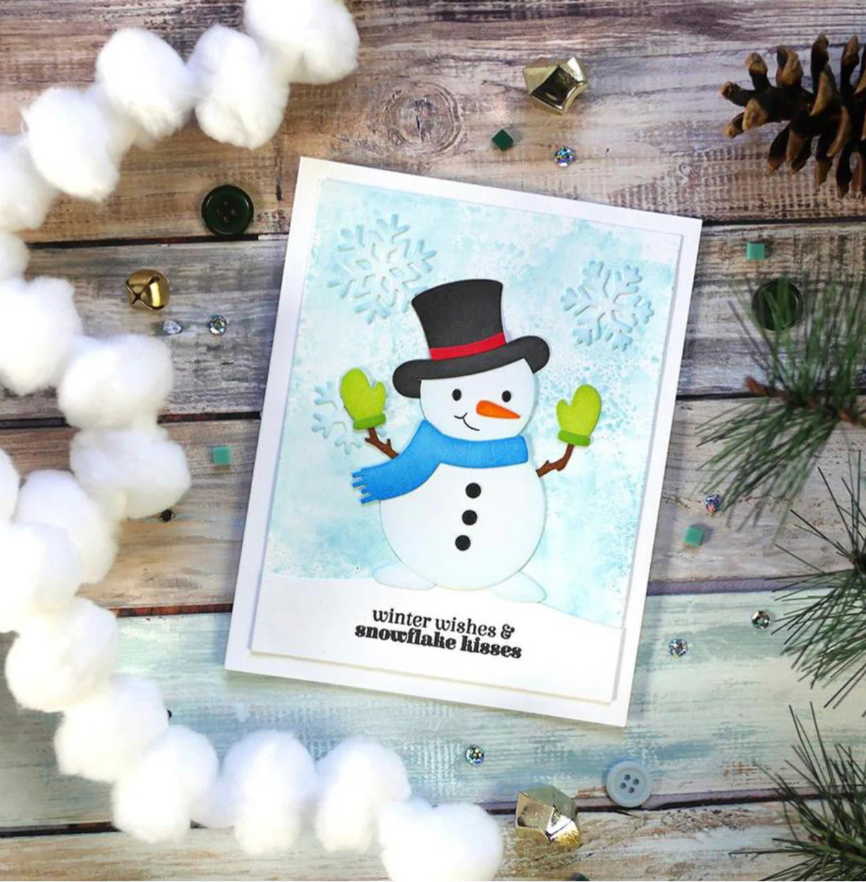 Elizabeth Craft Designs Jack Frost Snowman Die Set - Image 4
