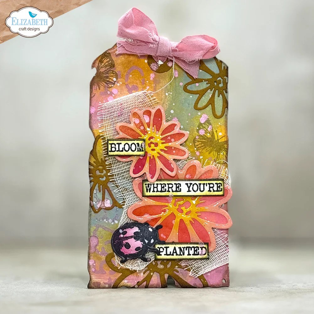 Elizabeth Craft Designs Journal Phrases 5 Stamp Set - Image 2
