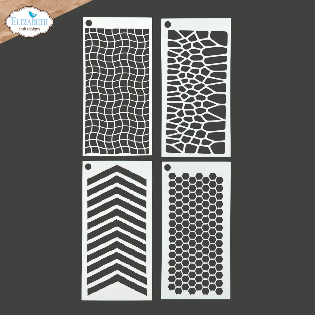 Elizabeth Craft Designs Journal Stencils 10