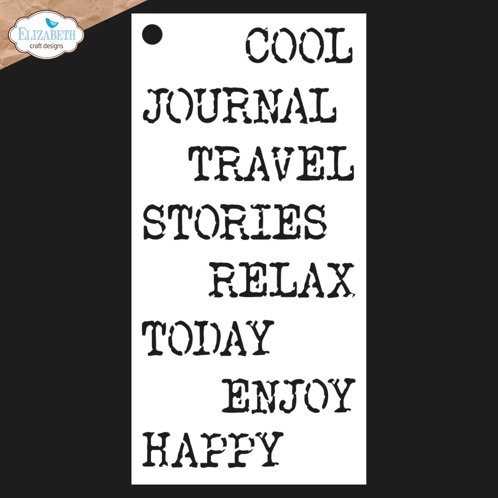 Elizabeth Craft Designs Journal Stencils 4 - Image 2