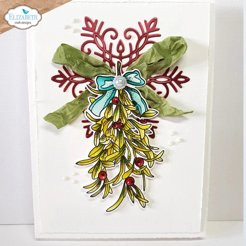 Elizabeth Craft Designs Joyeux Noel Stamp Set - Image 4