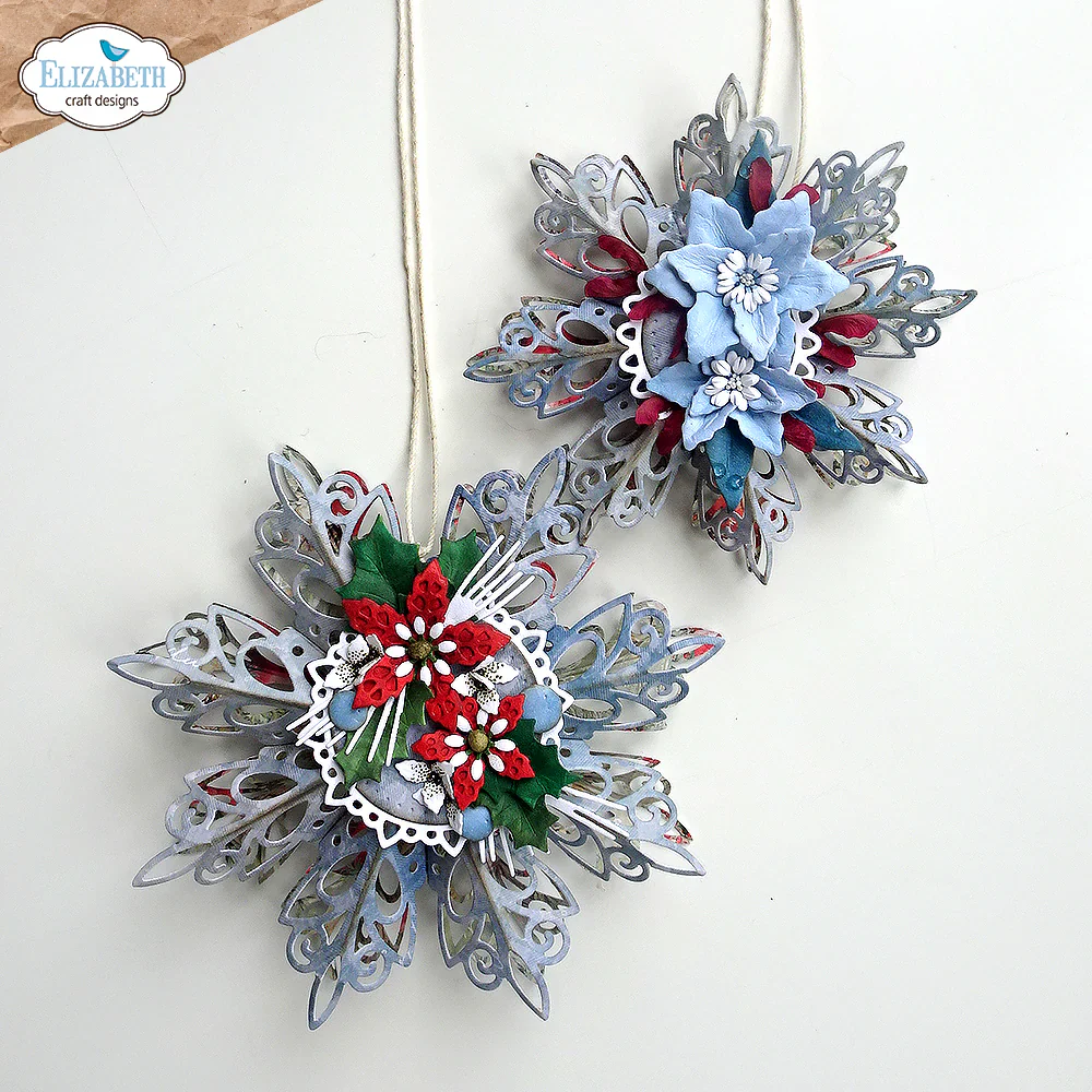 Elizabeth Craft Designs Joyous Ornament - Stars 1 Metal Die Set - Image 12
