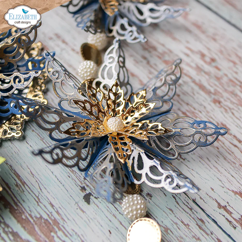 Elizabeth Craft Designs Joyous Ornament - Stars 1 Metal Die Set - Image 7