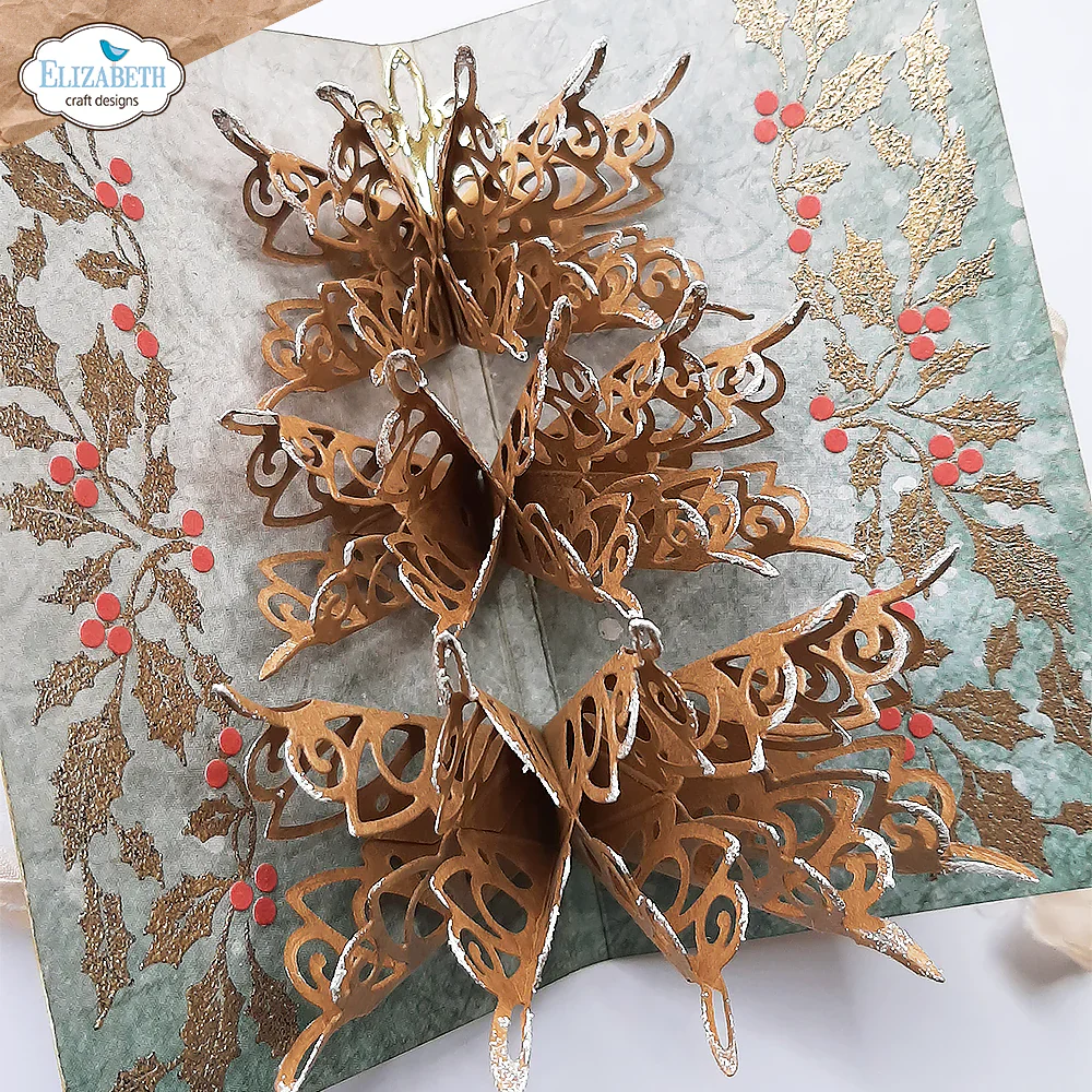 Elizabeth Craft Designs Joyous Ornament - Stars 1 Metal Die Set - Image 8